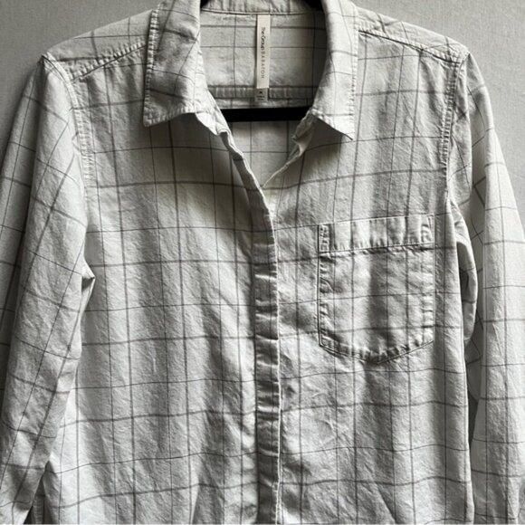 Babaton Aritzia lined collar white blouse Sz M - Picture 4 of 9